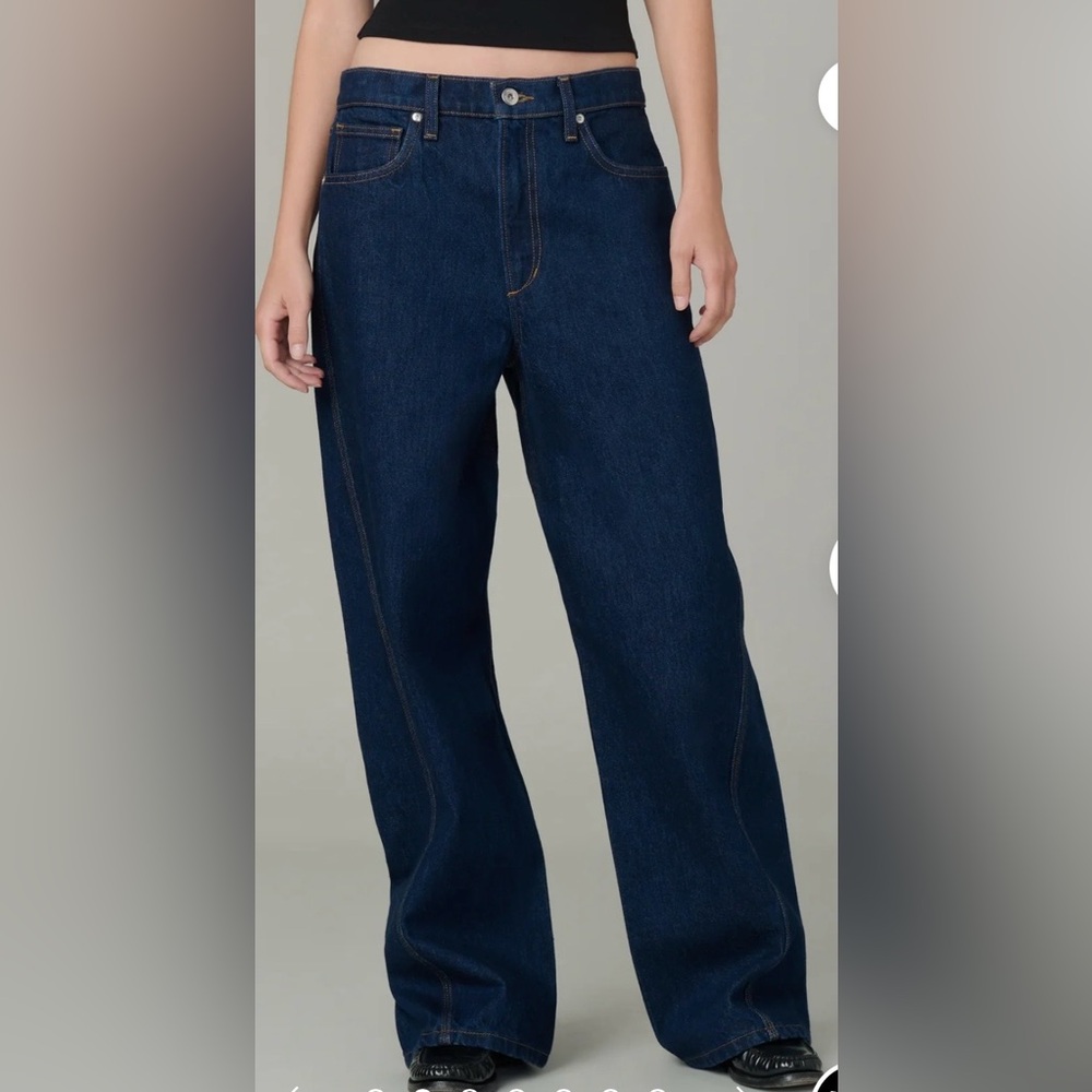 Joe's The Ryan Spectacular Indigo Wide-Leg High-Rise Jeans Size 24 NWOT - Picture 3 of 12